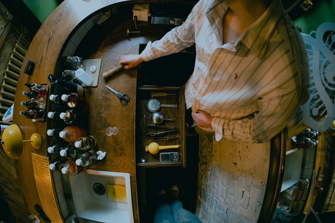 detective investigating scene